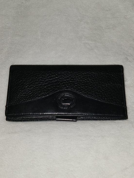 Dooney & Bourke Handbags - Dooney & Bourke Black Leather Wallet/Checkbook Cover